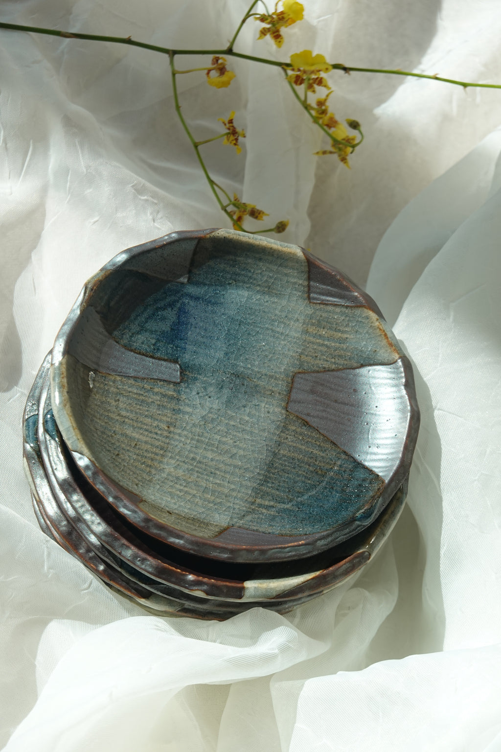 Vintage Japanese Saucers (Set of 6)