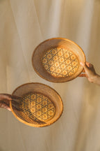 Basket with Flower Detailing (Large)