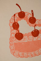 Heart Cake Card (Multiple Sizes)